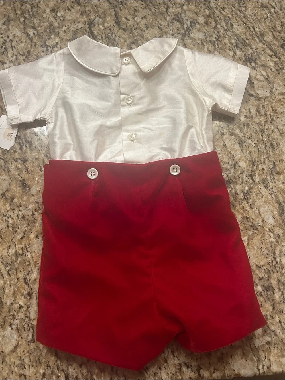 Boys Shortall Vintage Susanne Lively Designs New 12months dupioni silk